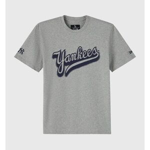 New Era Gray Yankees Short Sleeve Tee